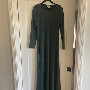 Reformation Kori Knit Dress in Mermaid Sparkle